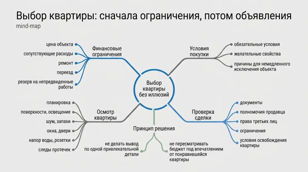 Выбор квартиры: сначала ограничения, пото объявления